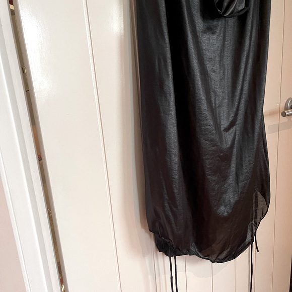 Boo Radley boho leather look dress/ties to adjust the look/style of dress S14 - Picture 2 of 14